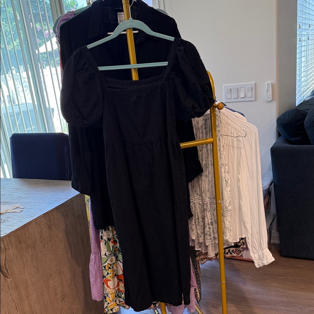 a new day Black Long Sleeve Dress